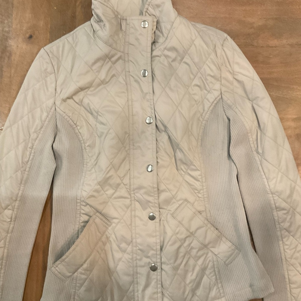 Women's Quilted Jacket Cream